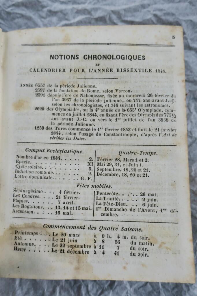 Chroniken von Frankreich, 1844-46