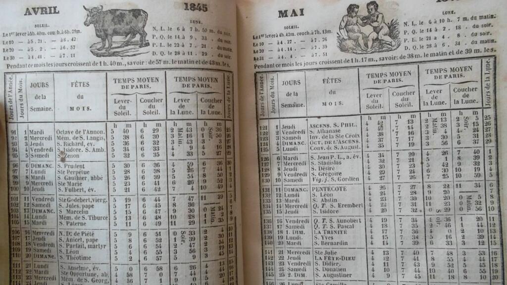 French Almanac: Laws, Science & Progress 1845-1847