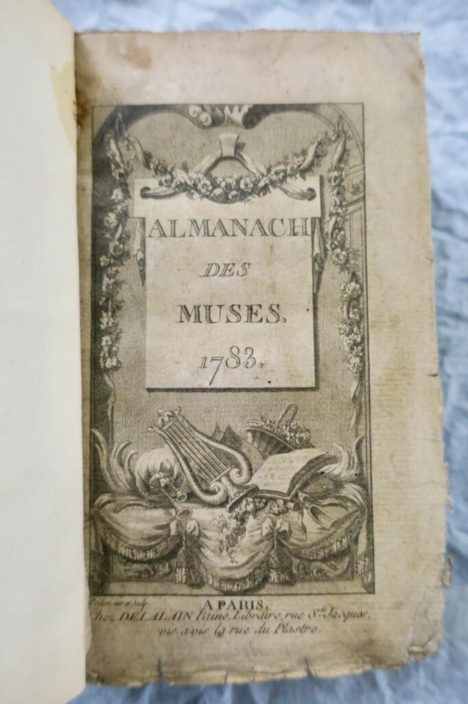 Almanach des muses, 1783