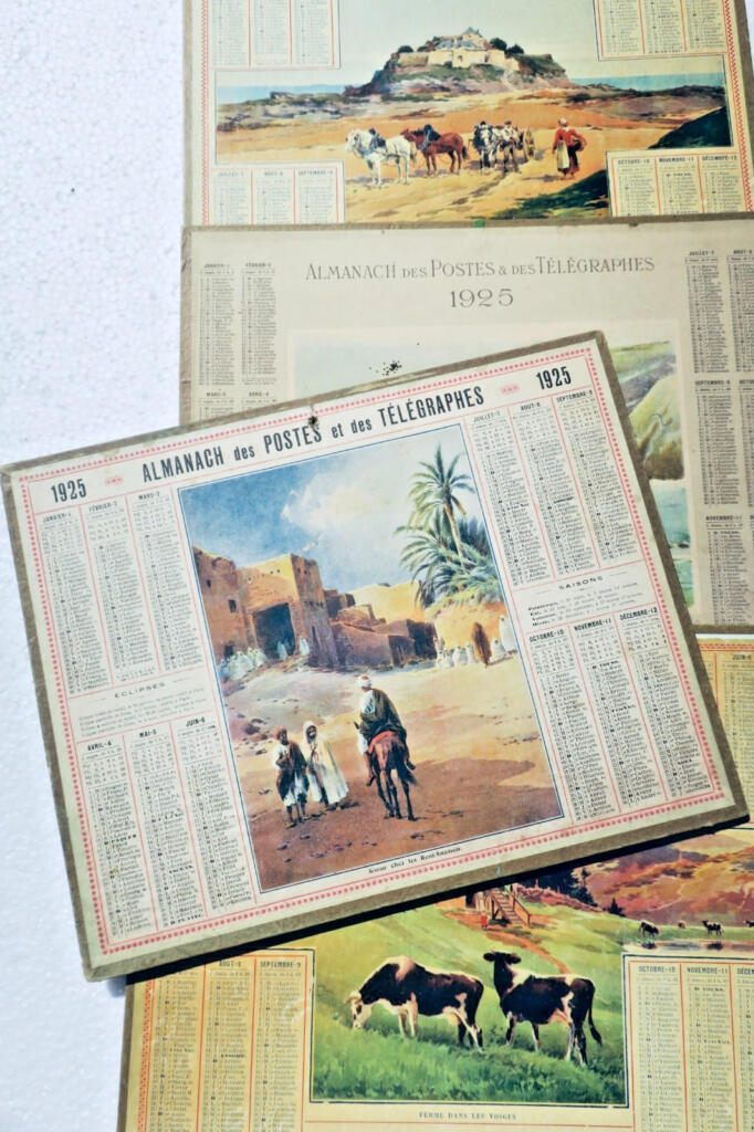 Almanach des postes et des télégraphes 1925 lot et Garonne x 4