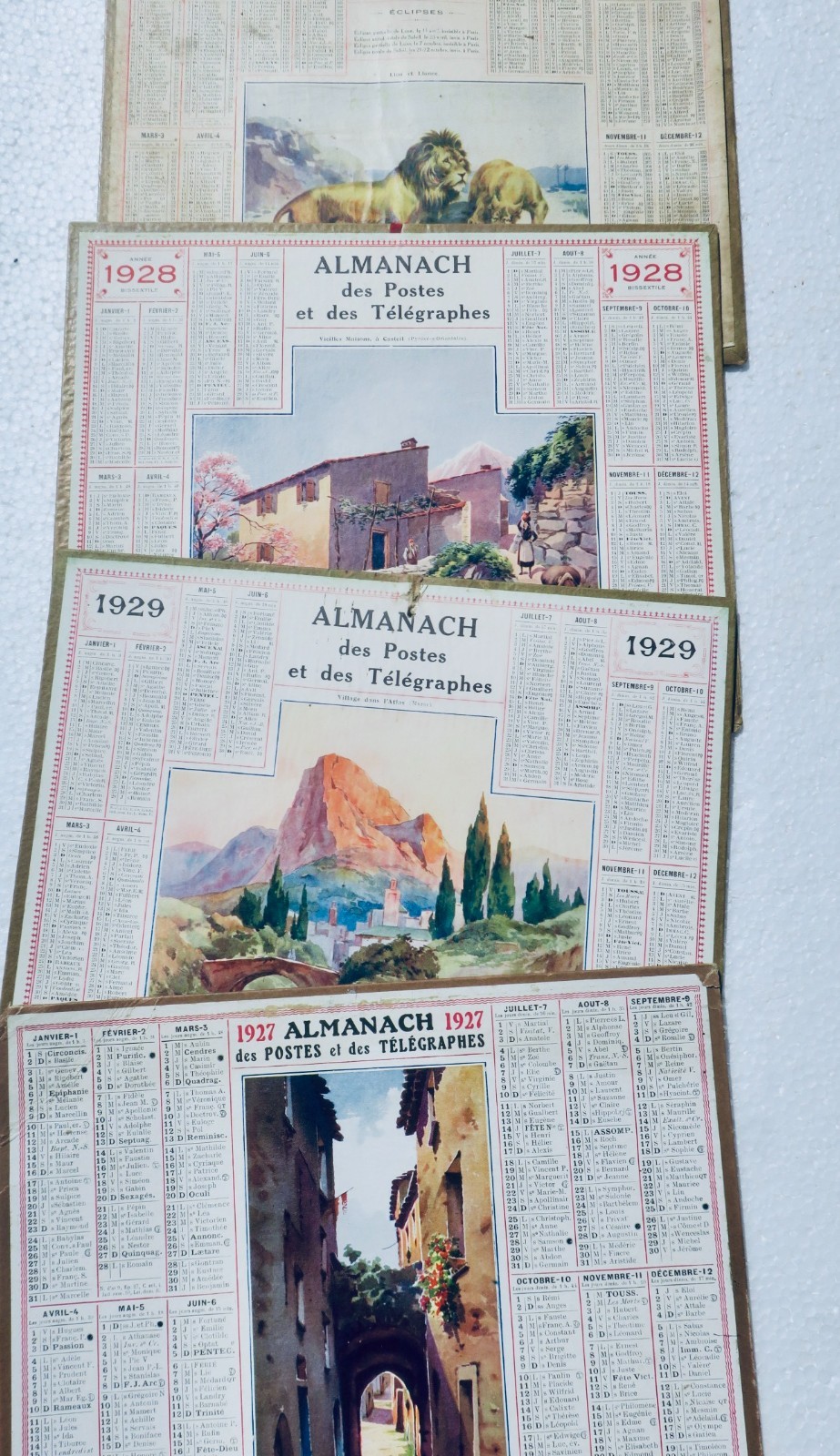 Post- und Telegraphen-Almanach 1927–1930 mit Lücken - Image 5