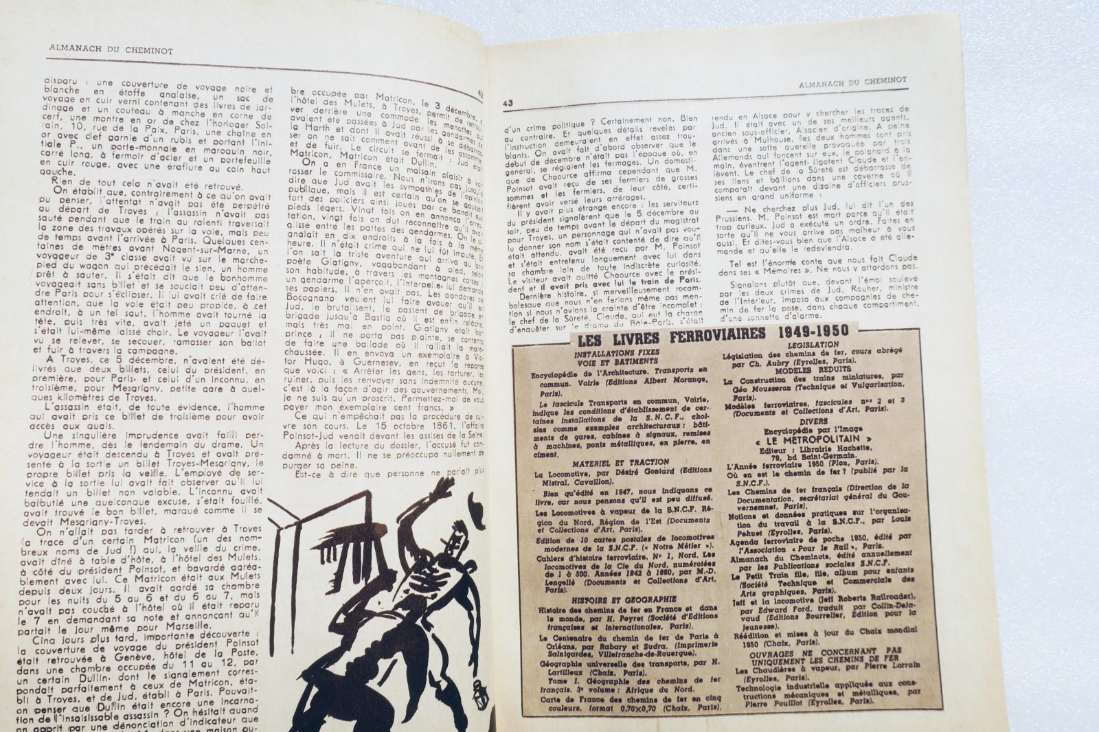 French Railway Workers' Almanac 1951 - Image 5