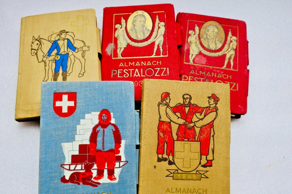 ALMANACH PESTALOZZI AGENDA DE POCHE DES ECOLIERS SUISSES