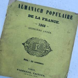 Almanach Populaire de la France 1848