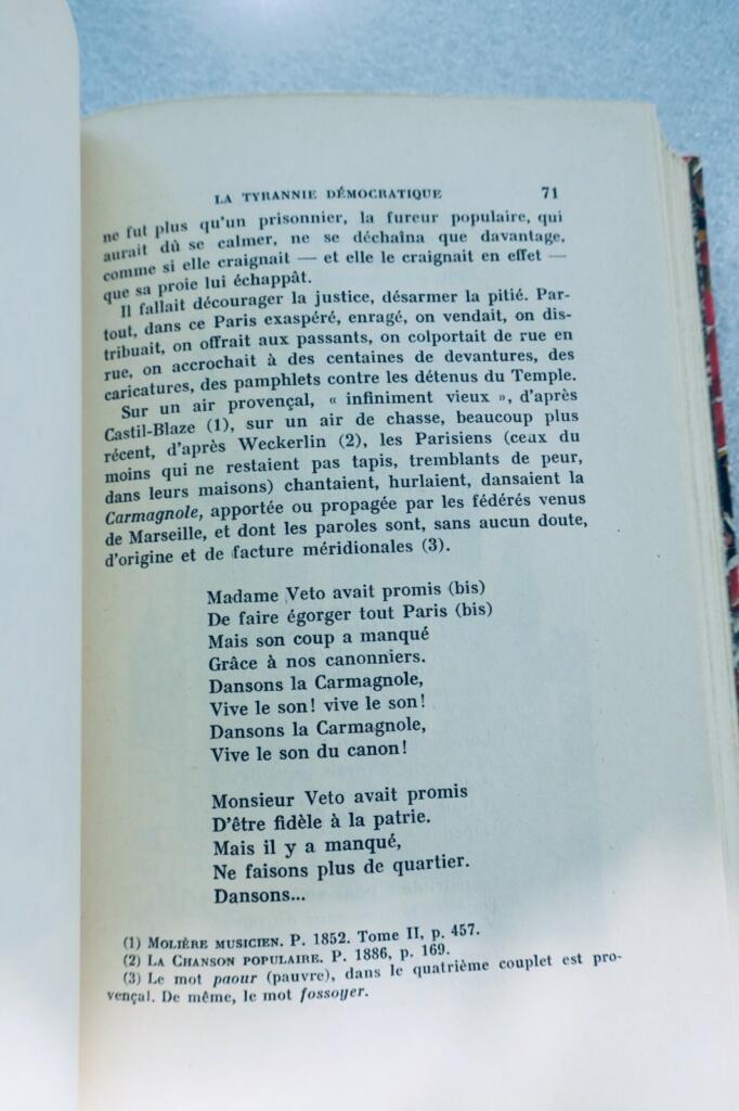 ALMERAS (Henri d&rsquo;) La tyrannie démocratique pendant la Révolution