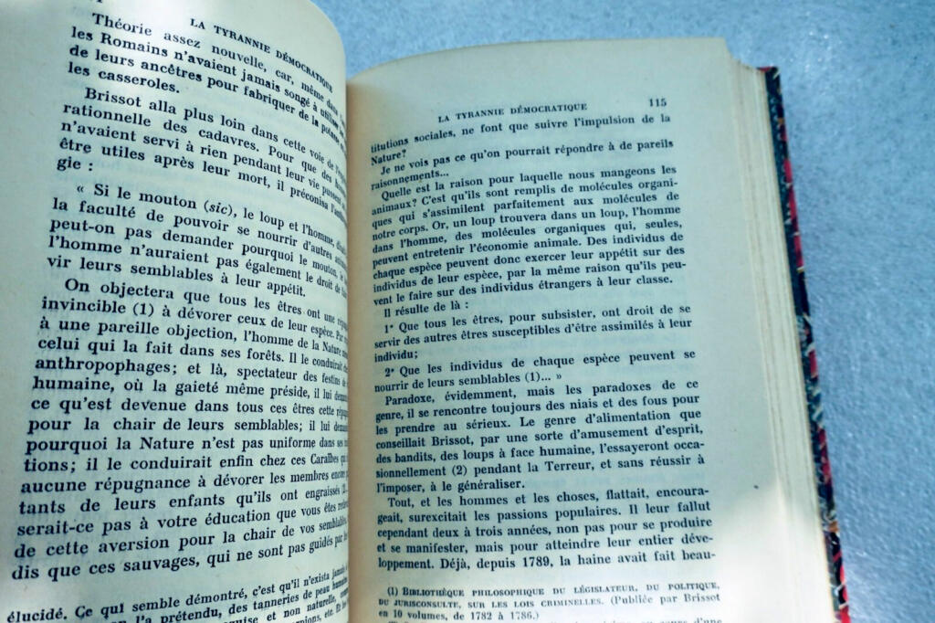 ALMERAS (Henri d&rsquo;) La tyrannie démocratique pendant la Révolution