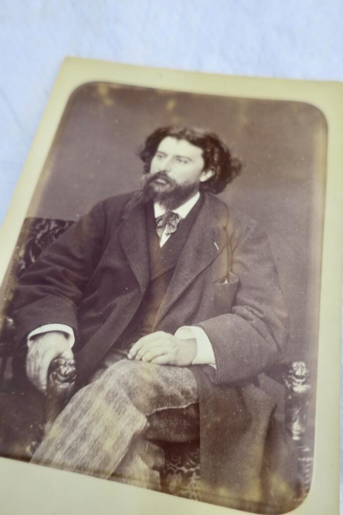 Alphonse Daudet photographic silver print 110 x 164 mm