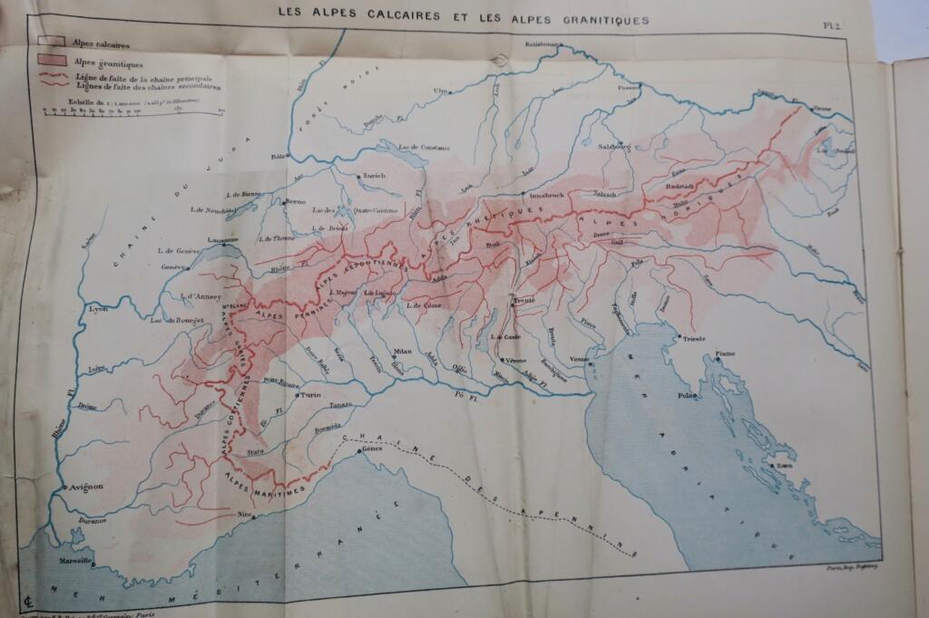 Man facing the Alps: geological and historical study
