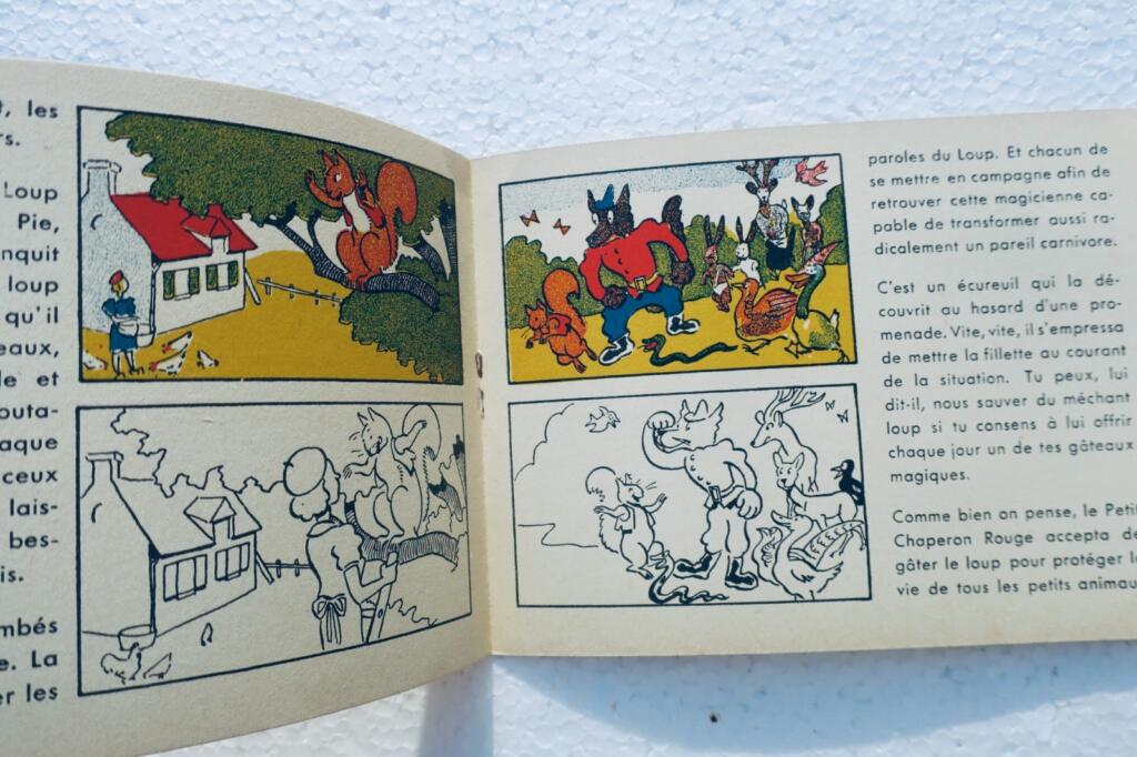 ALSA à colorier le Petit Chaperon Rouge + recettes