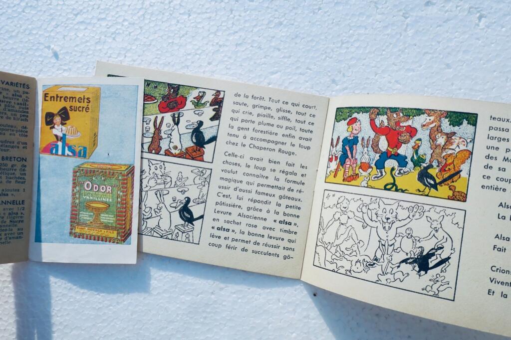ALSA à colorier le Petit Chaperon Rouge + recettes