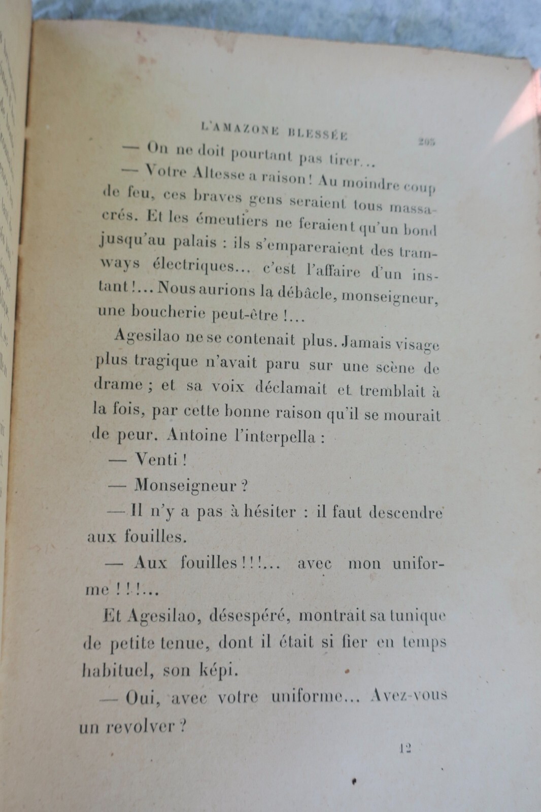 A wounded female warrior<span class="lla-card-orig-wrap"><span class="lla-card-orig">❦ Amazone blessée Envoi de l’auteur</span></span> - La Librairie Antique