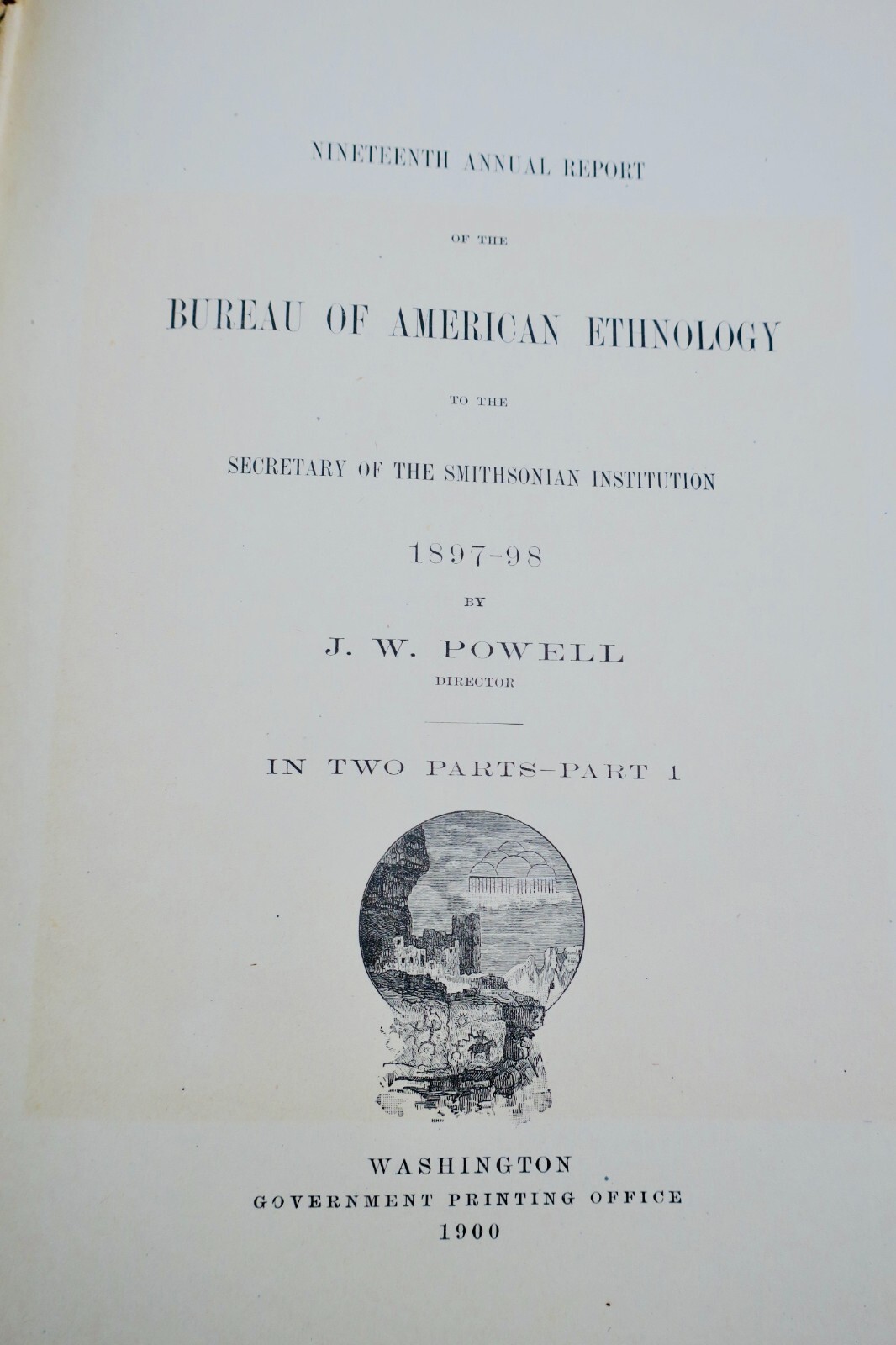 American Ethnology to the Secretary of the Smithsonian Institution 1897-98 – Image 9