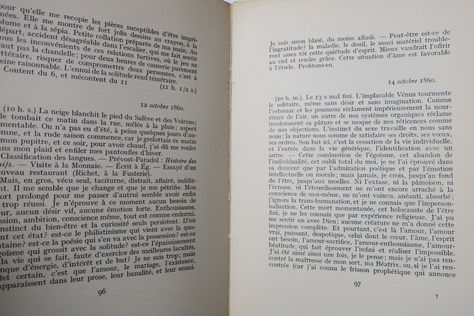 Unveröffentlichte Tagebuchfragmente<span class="lla-card-orig-wrap"><span class="lla-card-orig">❦ AMIEL Philine, fragments inédits du journal intime. Publiés par Bernard Bos</span></span> - La Librairie Antique