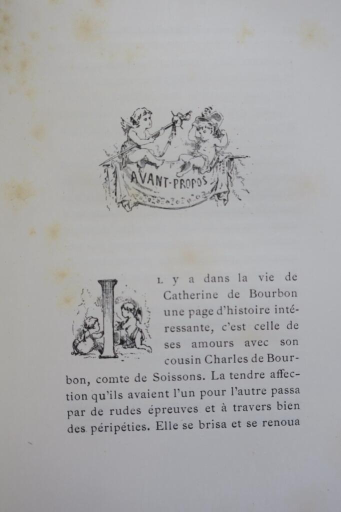 Die Romanze von Catherine de Bourbon