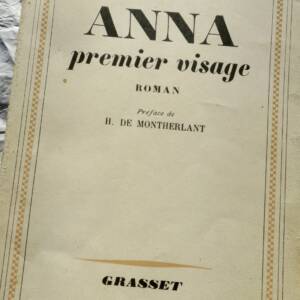 AMY Luce Anna, premier visage. Roman