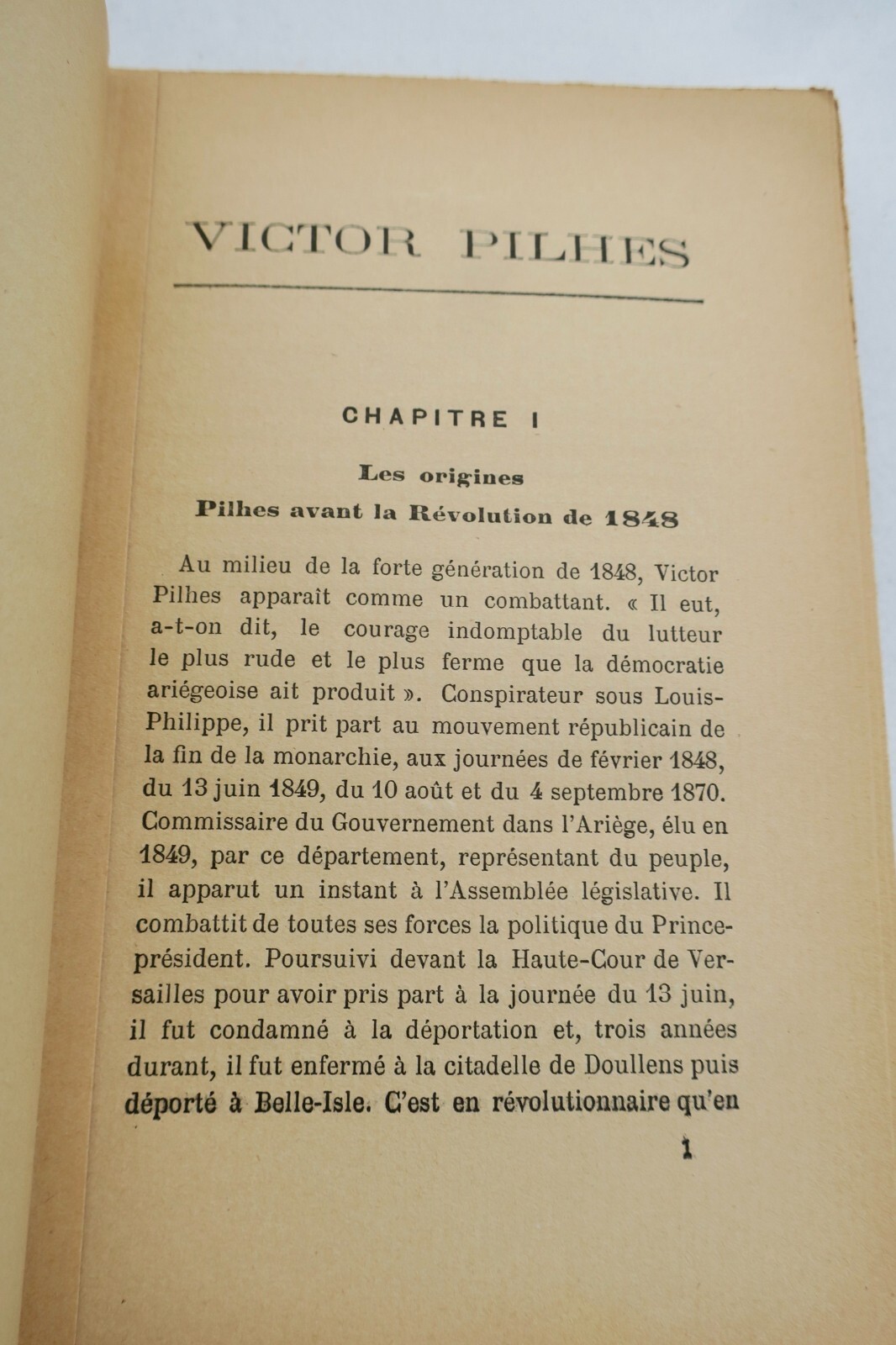 Anarchie Victor Pilhes, commissaire du Gouvernement provisoire, Représentant du – Image 6