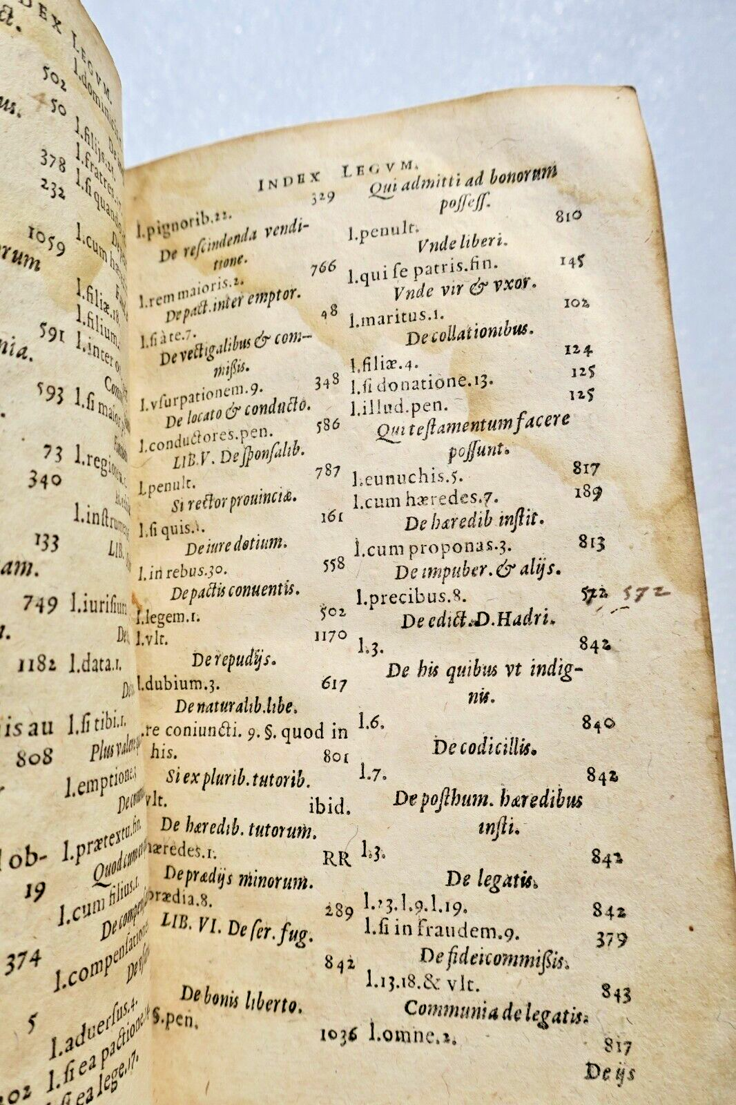 ancien CUJAS Iacobi CUIACII praeclarissimi observationum et emendationum 1591 – Image 4