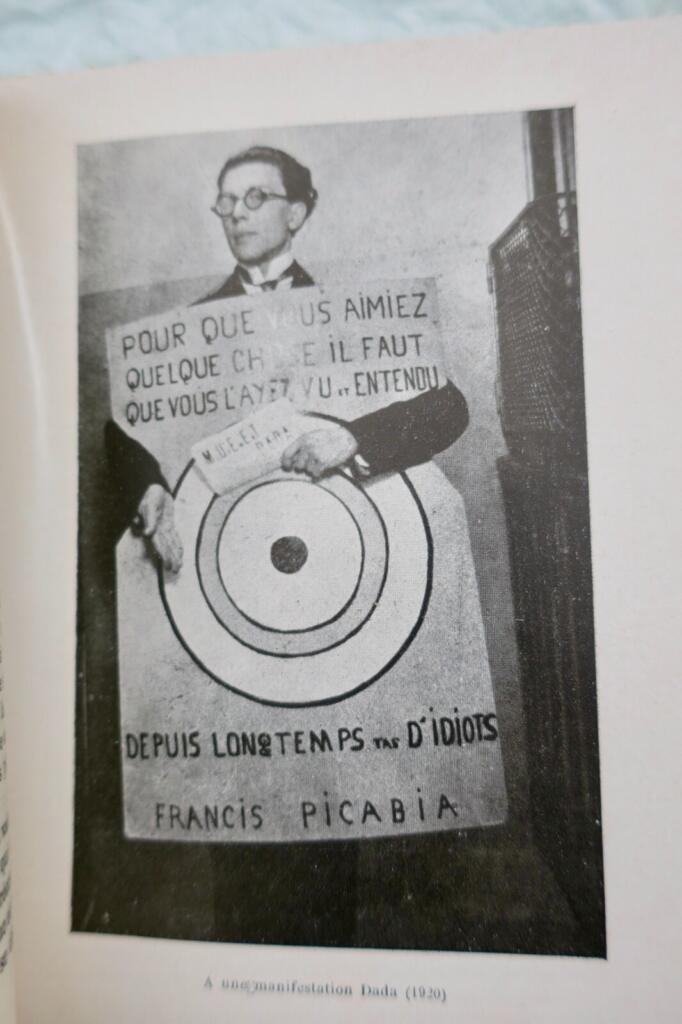 Studie über André Breton mit Illustrationen