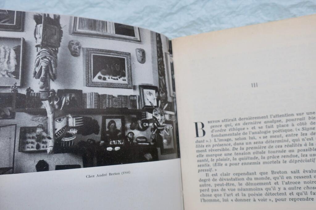 Studie über André Breton mit Illustrationen