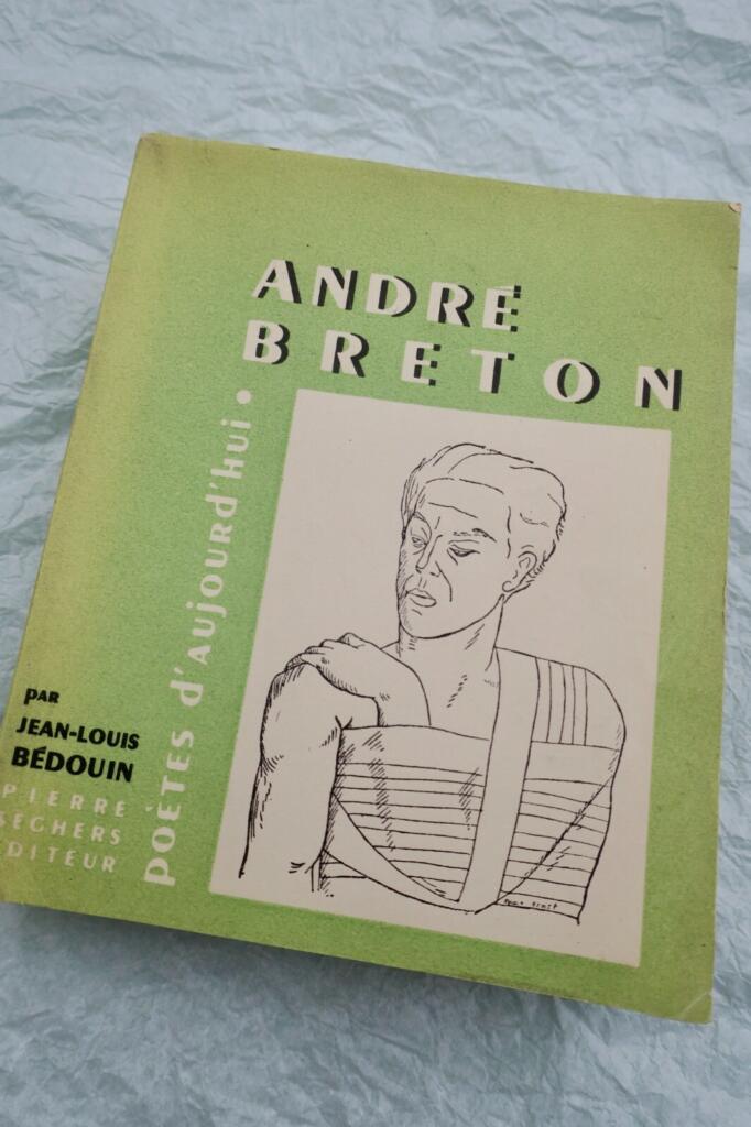 Studie über André Breton mit Illustrationen