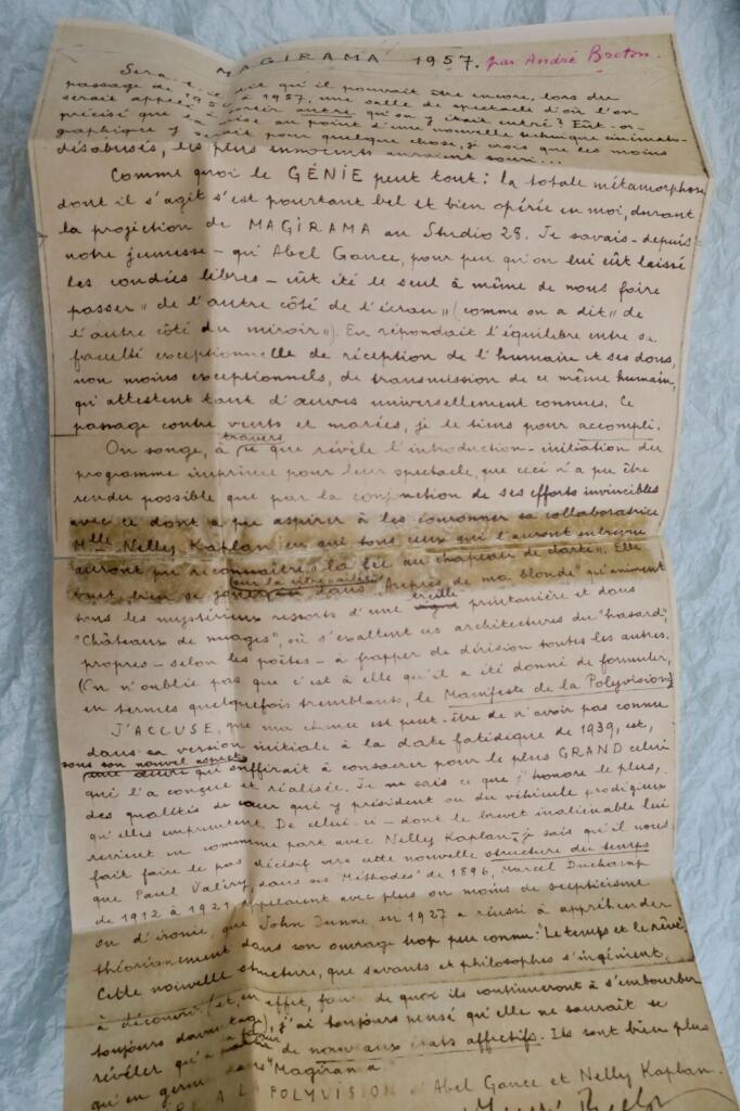Studie über André Breton mit Illustrationen