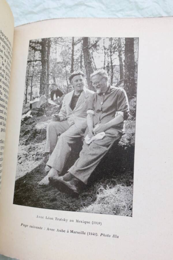Study on André Breton with illustrations