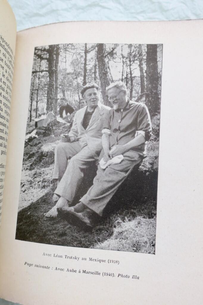 Studie über André Breton mit Illustrationen