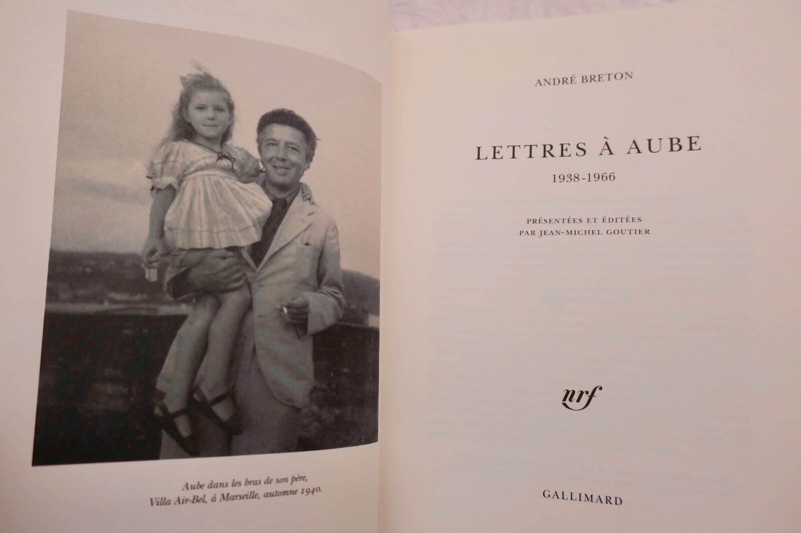 André Breton Lettres à Aube : 1938-1966 - La Librairie Antique