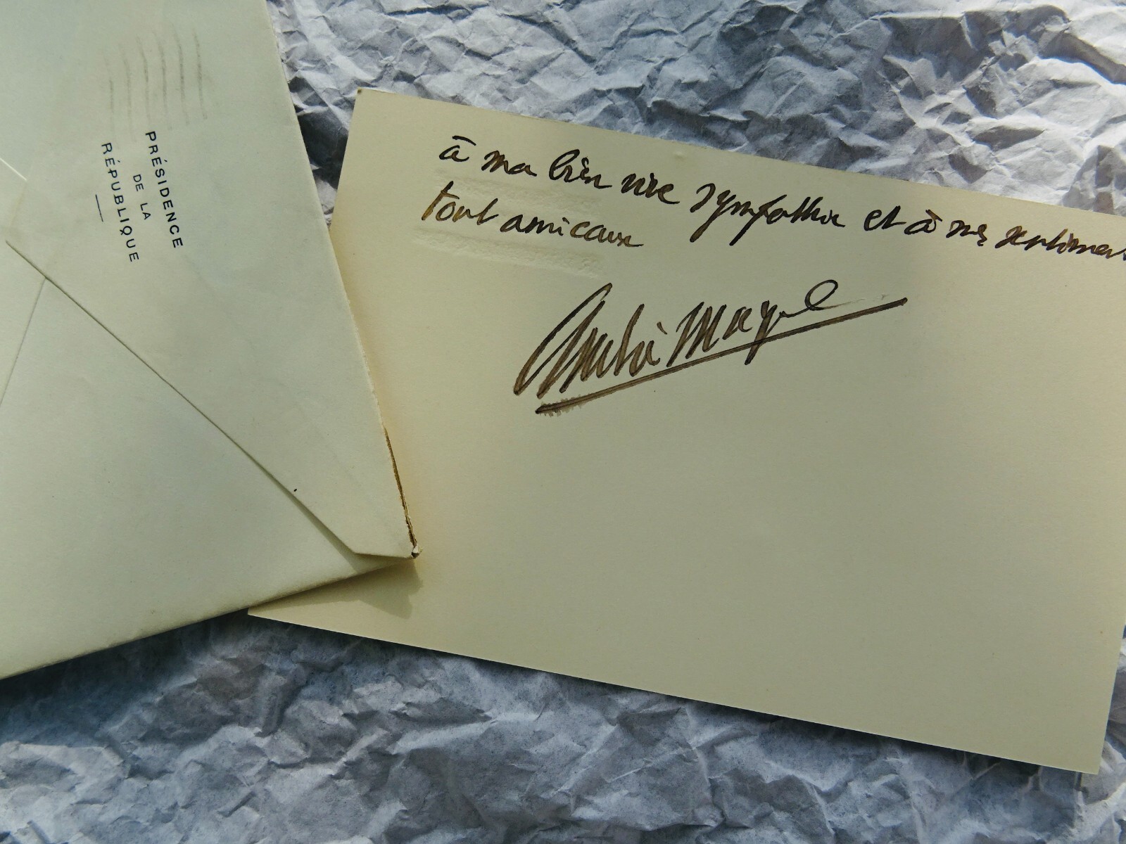 André Magre lettre autographe - La Librairie Antique