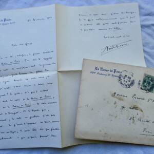 André Rivoire lettre à Fernand Gregh 1906