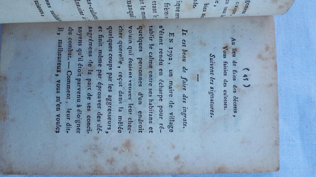 Revolutionary Absurdities: Period Anecdotes