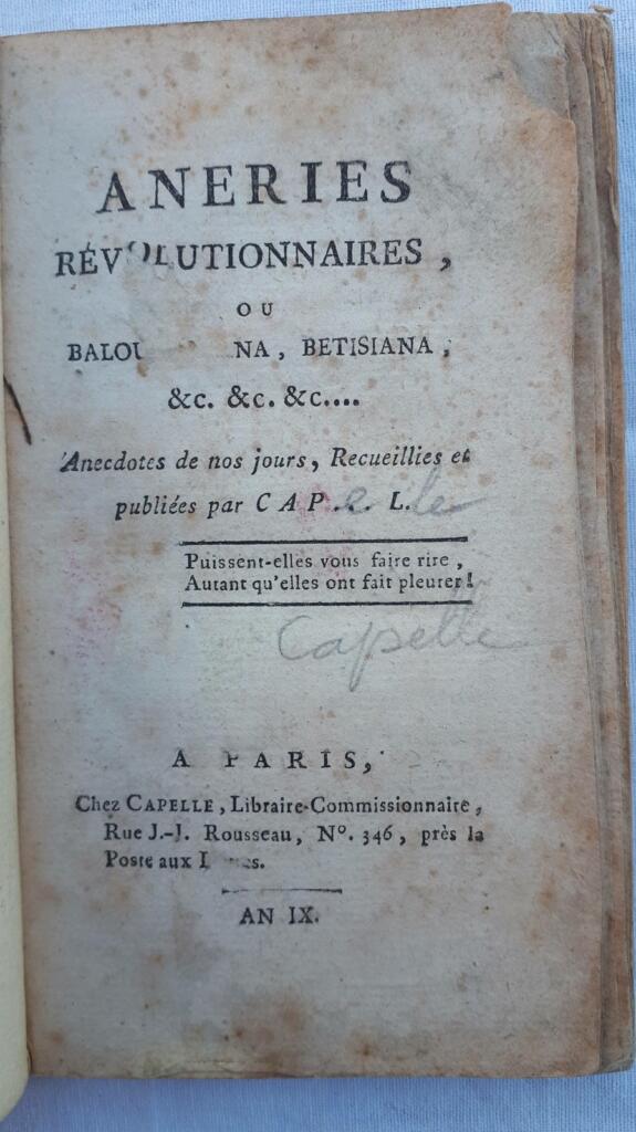 Revolutionäre Anekdoten
