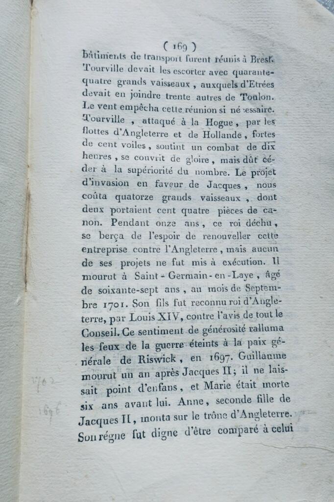 Angleterre détails historiques sur les principales descentes..1804