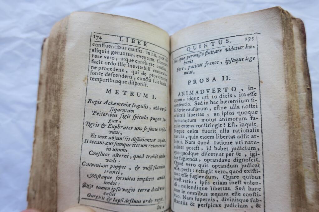 ANICII MANLII Torquati Severini BOETHII de consolatione philosopiae Libri V 1653