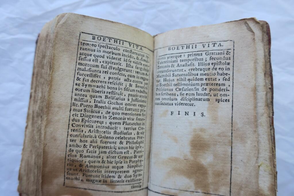 ANICII MANLII Torquati Severini BOETHII de consolatione philosopiae Libri V 1653