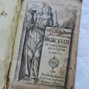 ANICII MANLII Torquati Severini BOETHII de consolatione philosopiae Libri V 1653