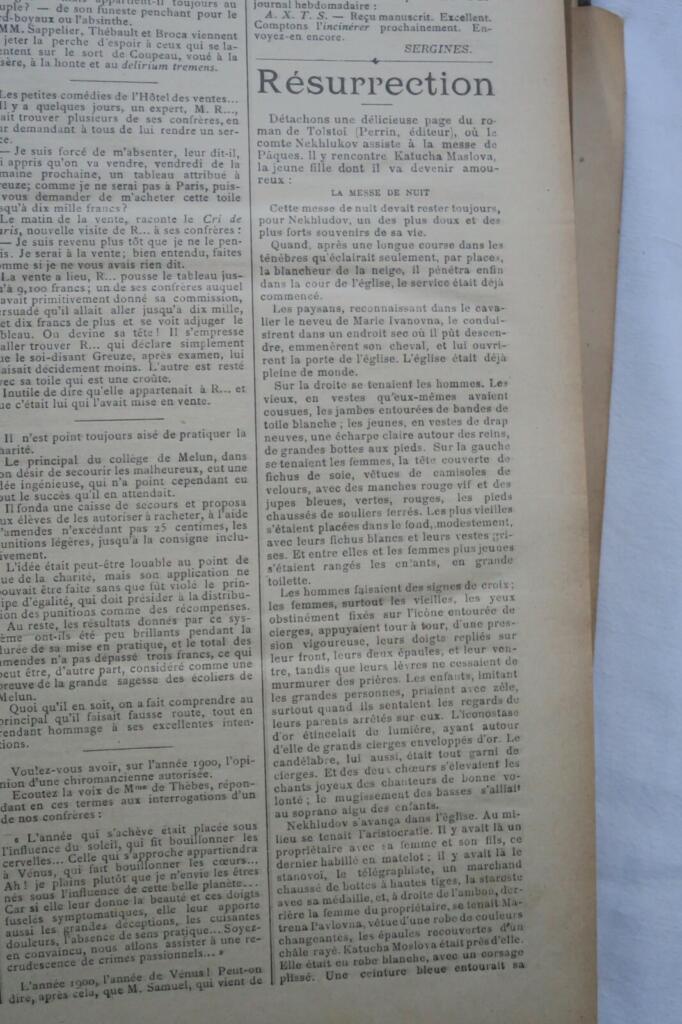 Politische und literarische Annalen, erstes Halbjahr 1900