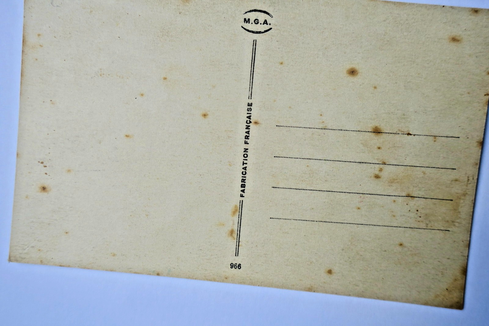 années folles très jolie carte au pochoir – Image 3