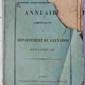 Administrative Directory of the Calvados Department 1883