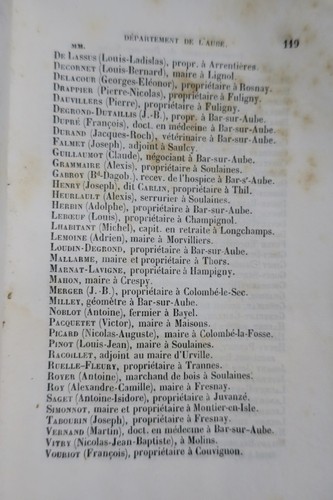 Verwaltungs- und Handelshandbuch des Départements Aube 1853<span class="lla-card-orig-wrap"><span class="lla-card-orig">❦ ANNUAIRE ADMINISTRATIF, statistique et commercial du département de l’Aube ..</span></span> - La Librairie Antique