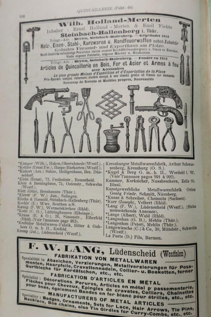 Directory of Hardware and Metals