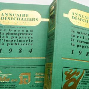 ANNUAIRE DESECHALIERS 1984 bureau. La photogravure. Les papiers. L'imprimerie...