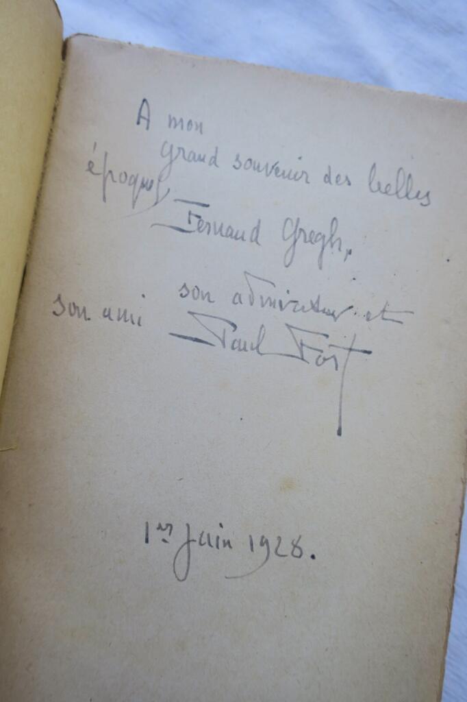 French Ballads Anthology with Author Dedication