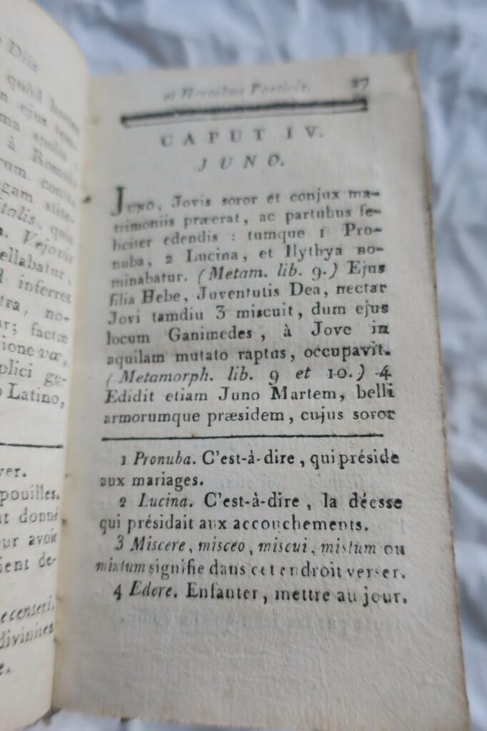 appendix de diis et heroibus 1810