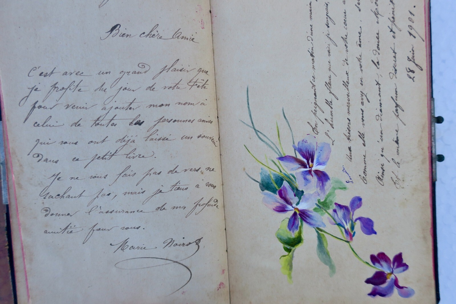 Aquarelle Poesie und Widmungen - Image 13