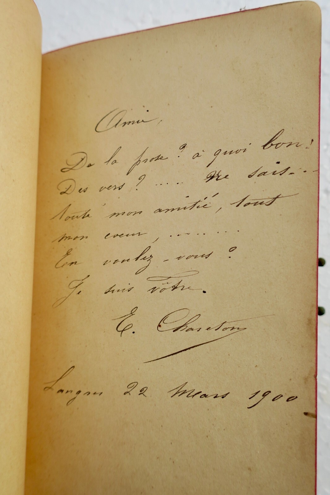 Aquarelle Poesie und Widmungen - Image 8