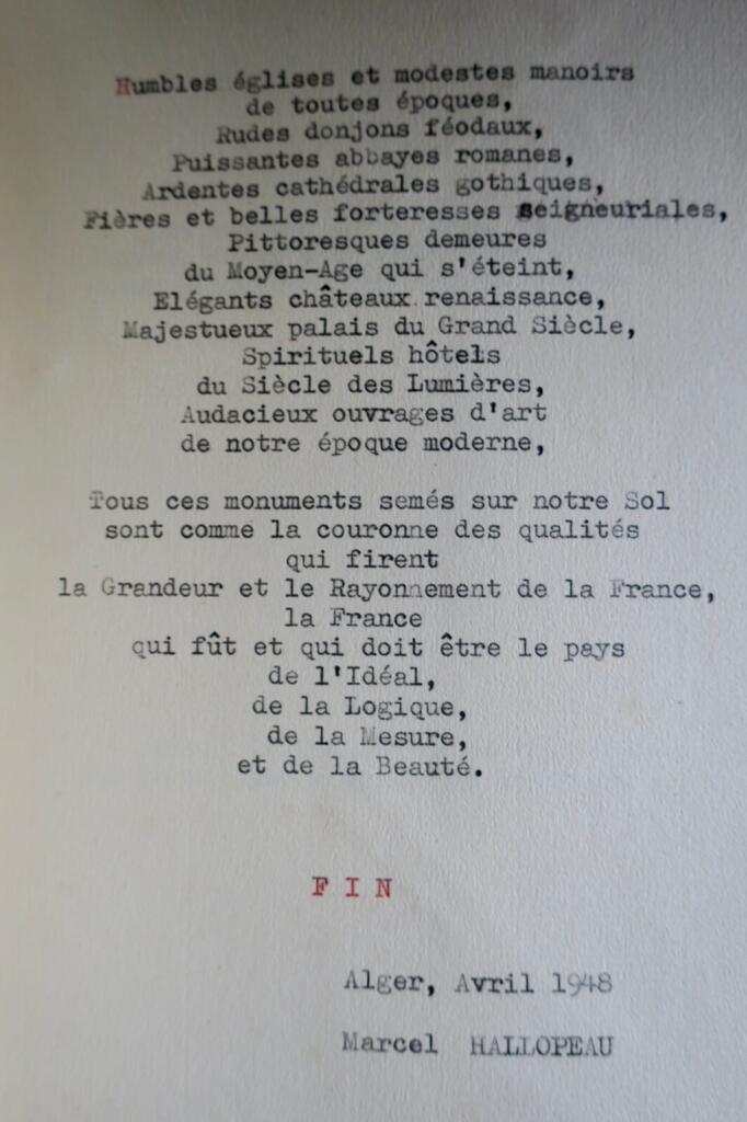 Unique edition on French architecture