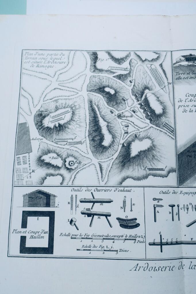 Illustrations of Slate Quarrying in the Meuse