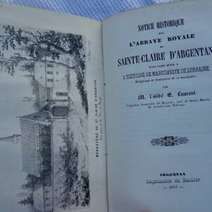 Historical Note on the Royal Abbey of Sainte-Claire d'Argentan 1857