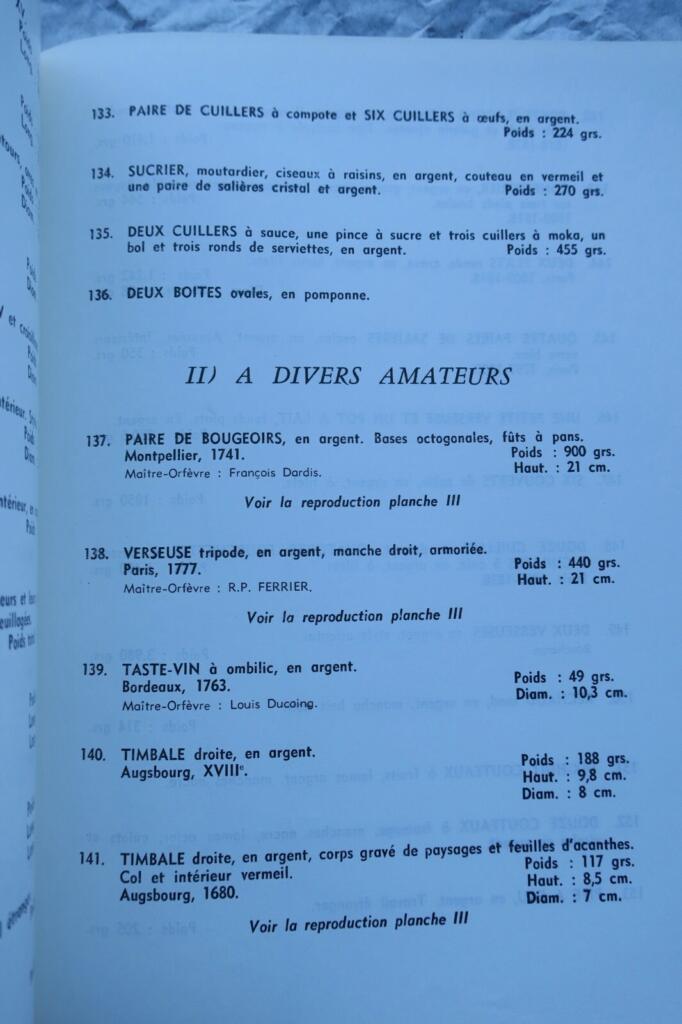 Auktion von Silber des 18. und 19. Jahrhunderts